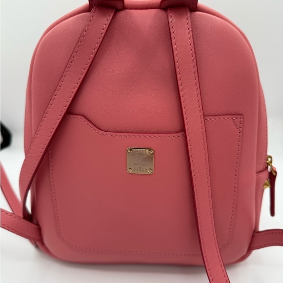 MCM- Calfskin Bunny Polke Mini Backpack - Picture 7 of 8